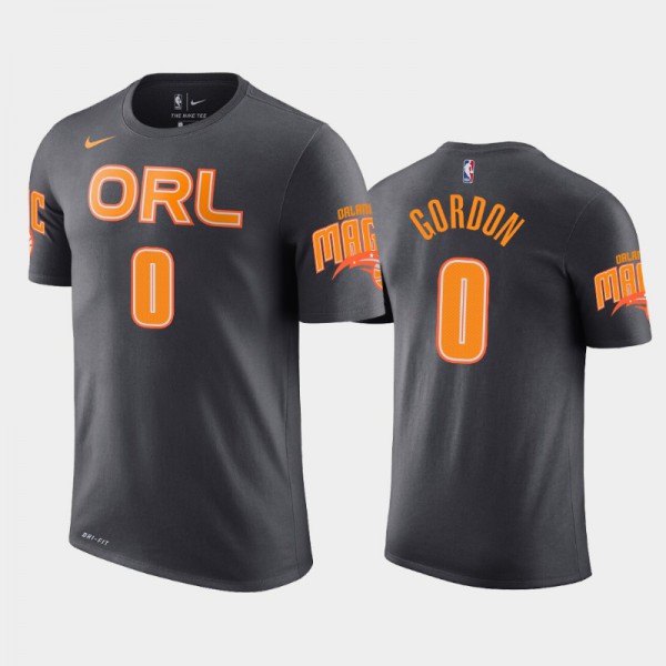 Aaron Gordon Orlando Magic #0 Men's City T-Shirt - Anthracite