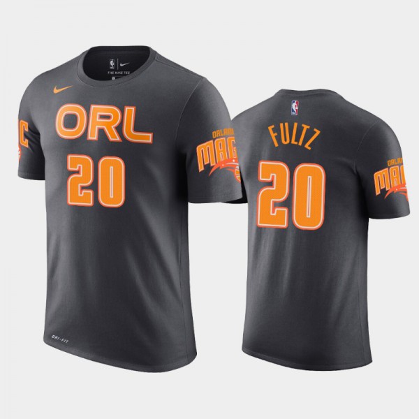 Markelle Fultz Orlando Magic #20 Men's City T-Shirt - Anthracite